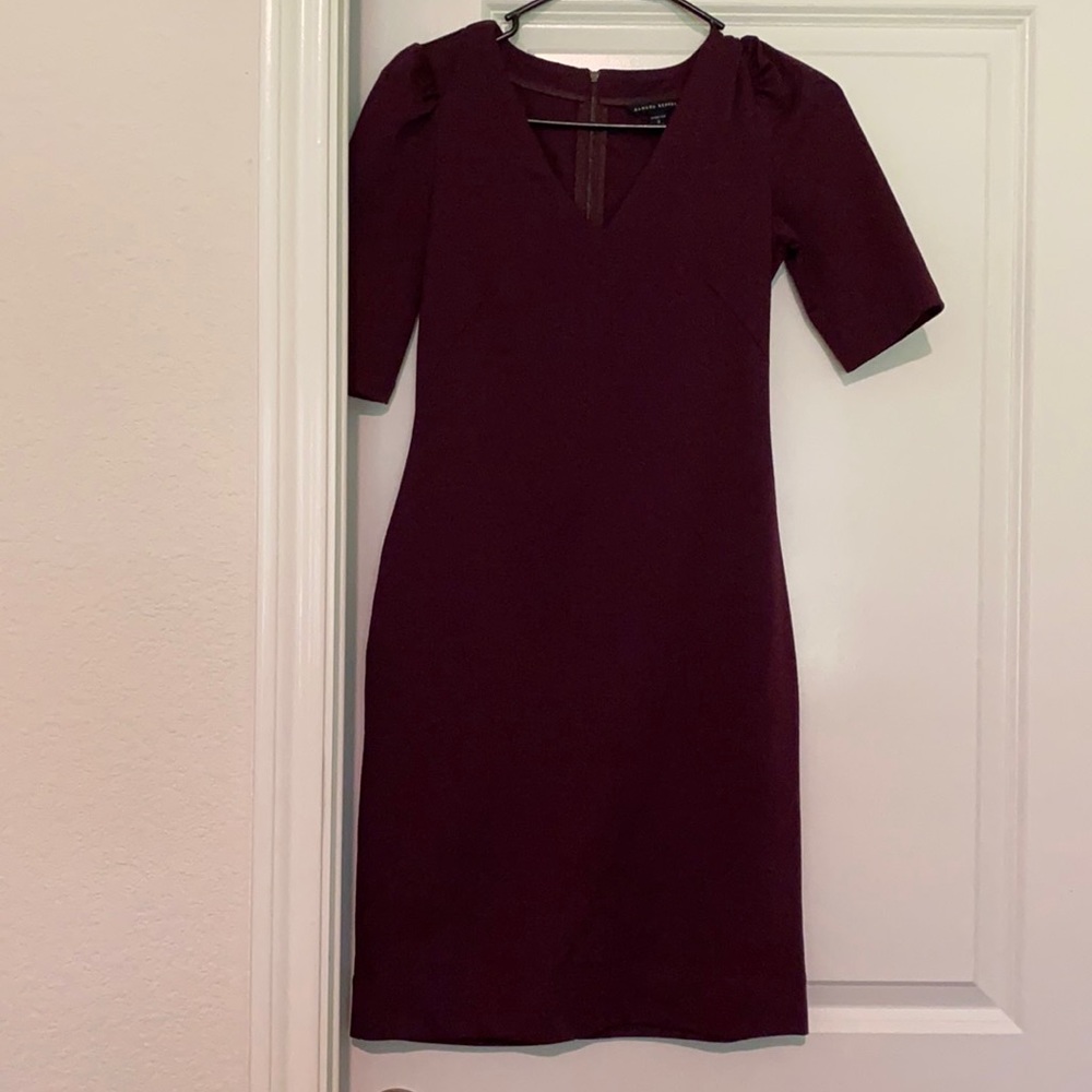 Burgundy Banana Republic Dress 0